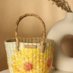 Seagrass Fruit Basket | Round Hamper Basket