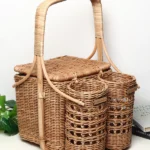 Wicker Picnic Basket | Cane Bamboo Basket