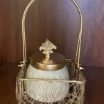 Metal Wire Basket Golden